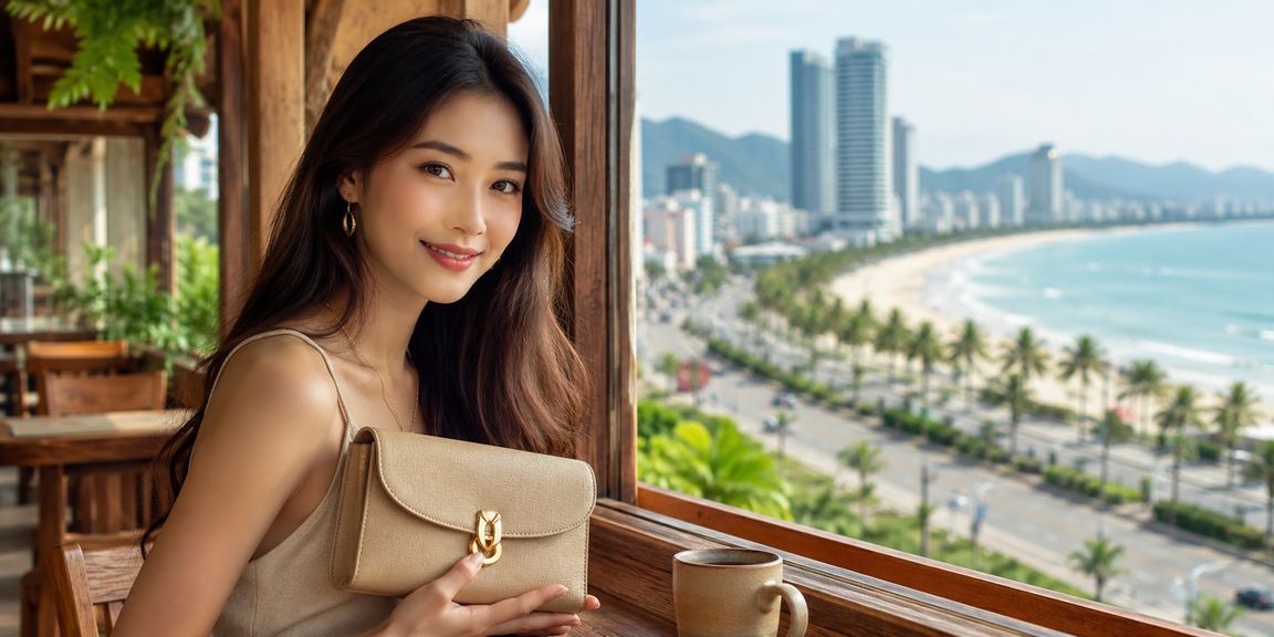 Người dùng Đà Nẵng xem lại điều khoản sử dụng ứng dụng casino trên điện thoại bên cốc cà phê