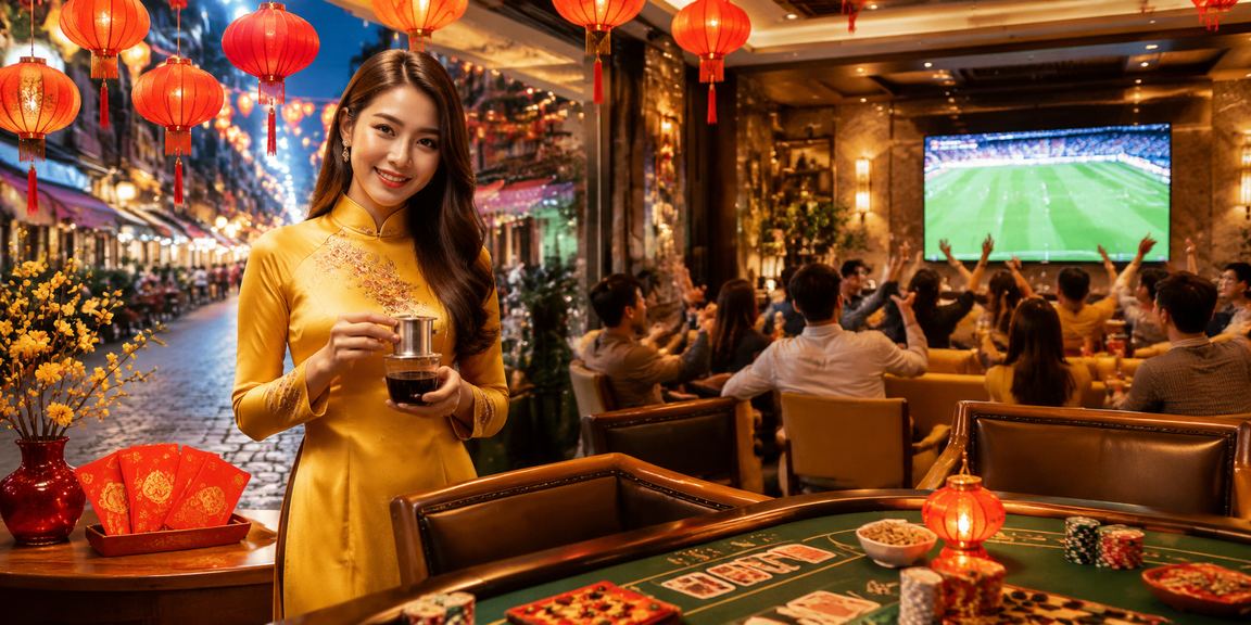 Người dùng Hà Nội trải nghiệm game bài và cá cược trực tuyến bên tách cà phê
